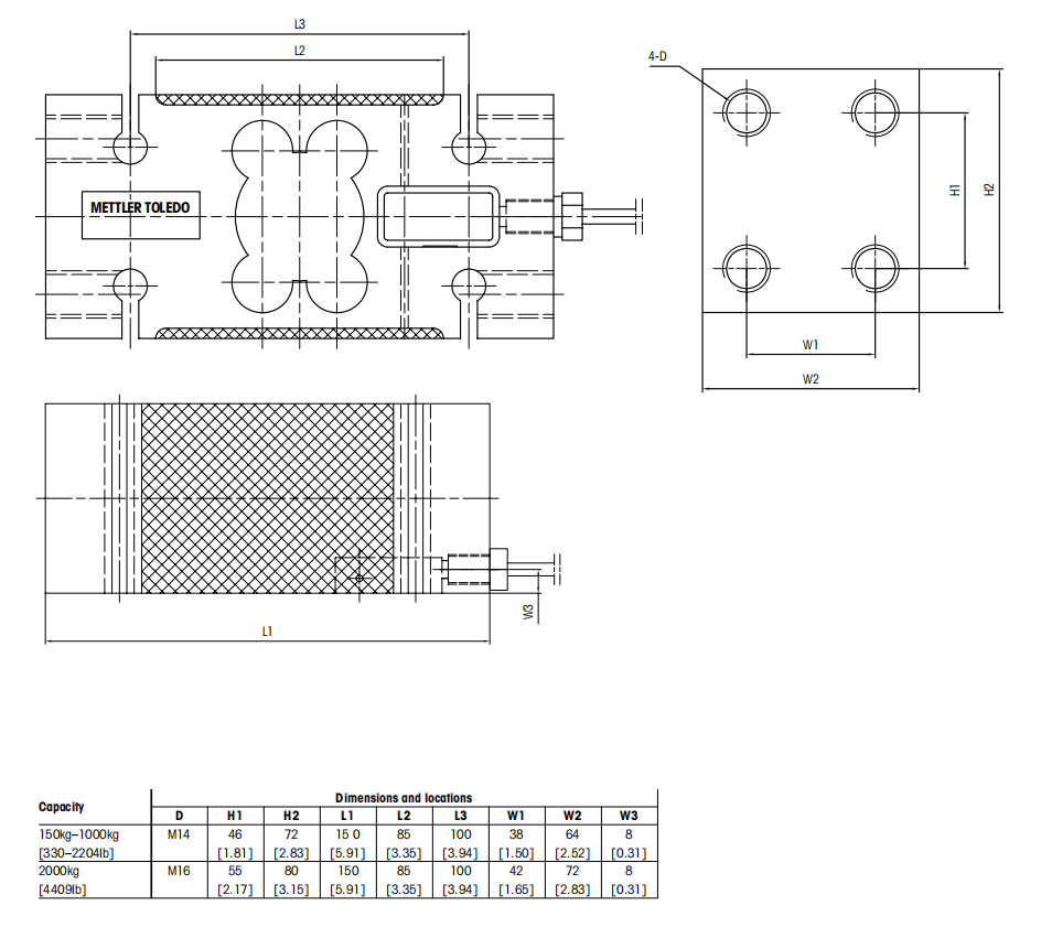 IL稱（chēng）重傳感器安裝尺寸